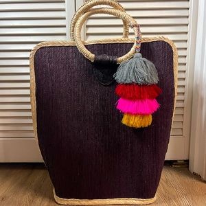 Straw Beach Bag or Summer Tote